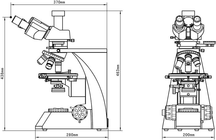 Video Microscope XPL-1 Dimension